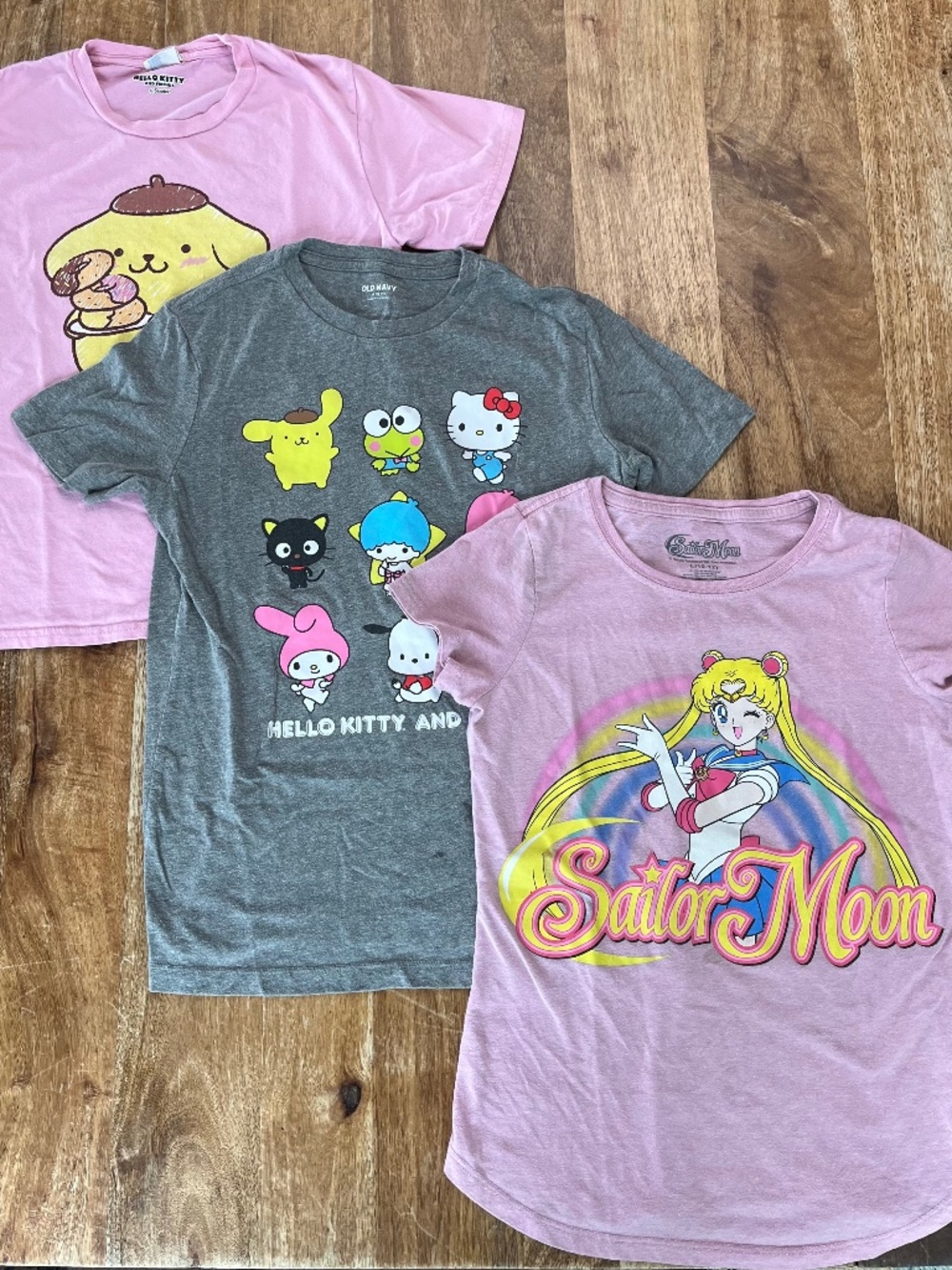 Hello Kitty & Sailor Moon Baby Tees